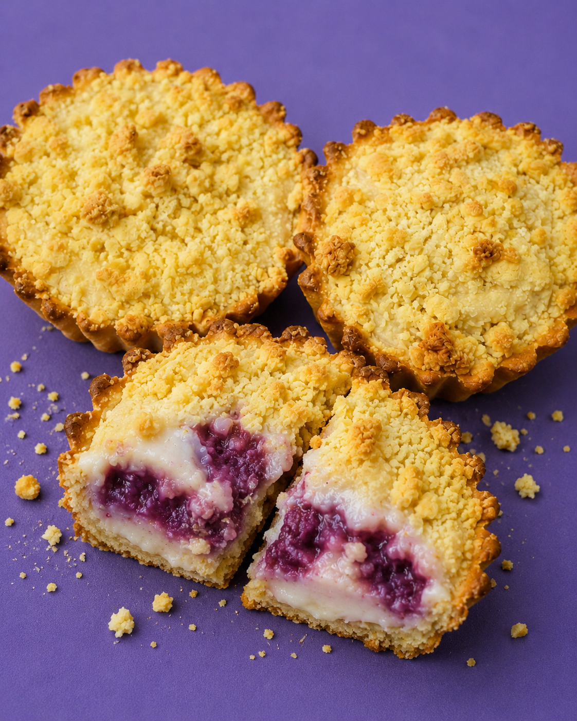 CRUMBLE UBE BUKO PIE